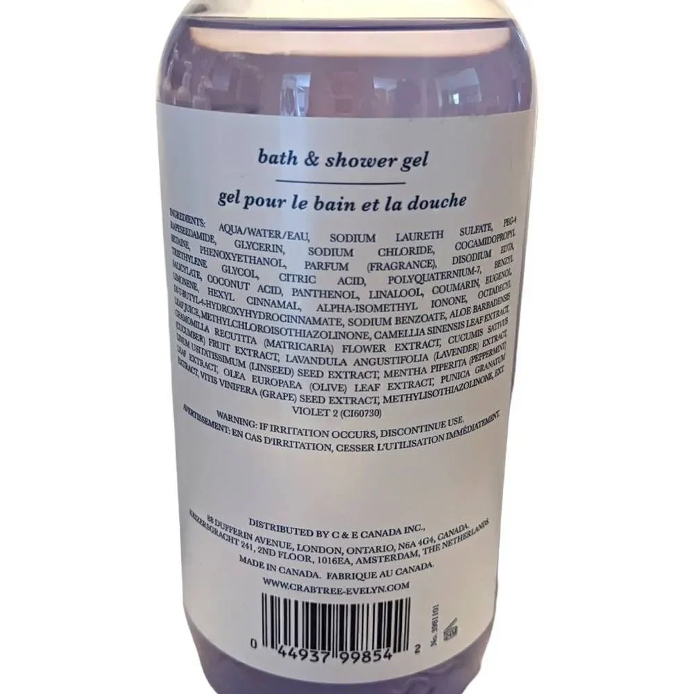 Crabtree‎ & Evelyn Nantucket Briar Bath Shower Gel 16.9 fl oz Hard to Find Scent